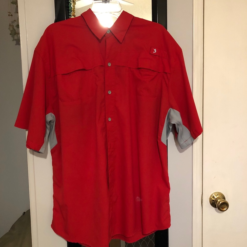 REEL Legends MarinerII XL Outfitters Shirt Red